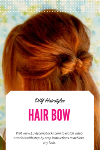 hair bow hairstyle