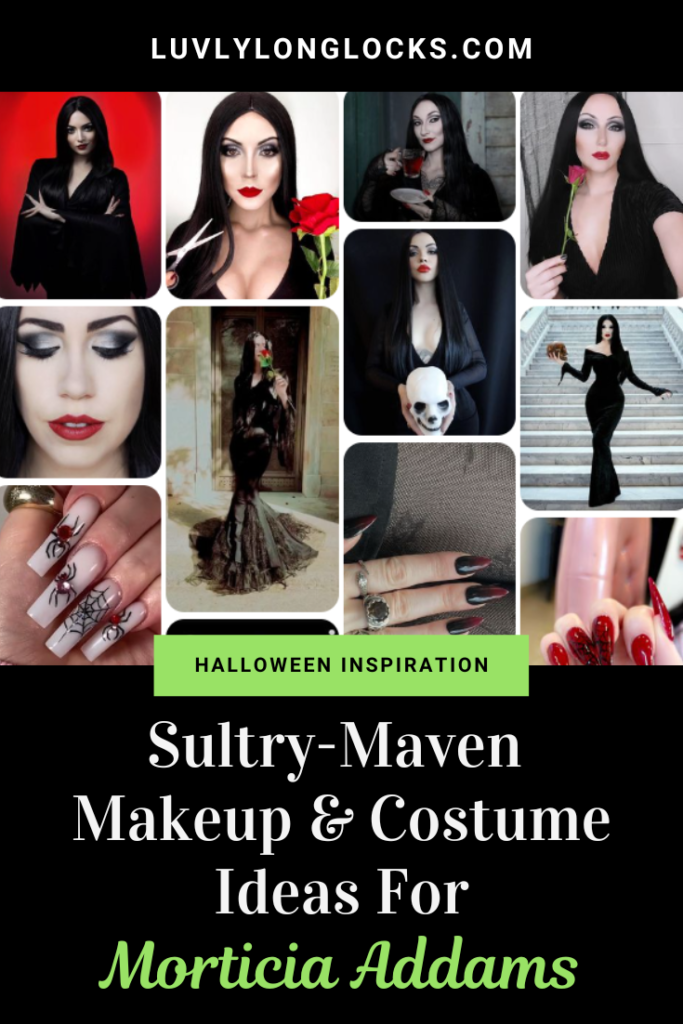 Morticia Addams makeup ideas