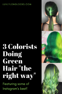 Going green and maintaining the color is no easy task, and not for every woman. The big question is, what shade of green should you go? Find out at LuvlyLongLocks.com.