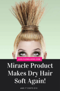 Find out the name of the miracle product that makes dry hair, soft again. Plus, it costs less than $10.