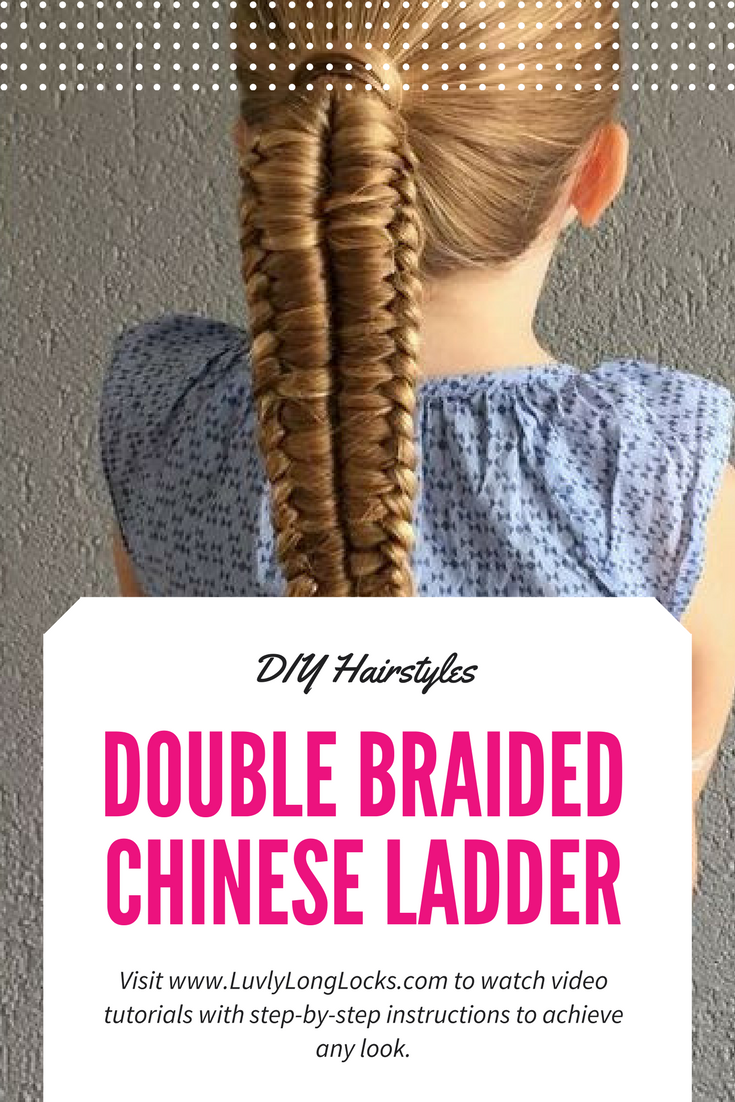 Ladder Braid - Inspired by Pinterest - Babes In Hairland