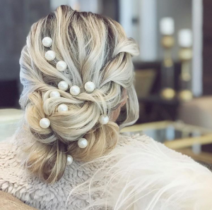 Abbe's hairstyles, like the one pictured above, have been featured on Instagram via Hairdo, Behind The Ponytail and Ulyana Aster. 