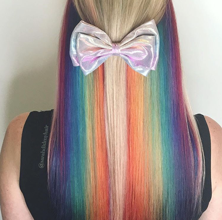 California-based Stylist Sarah Ritchey loves doing fashion colors. View her vivid color work on Instagram via @sarahdidmyhair.