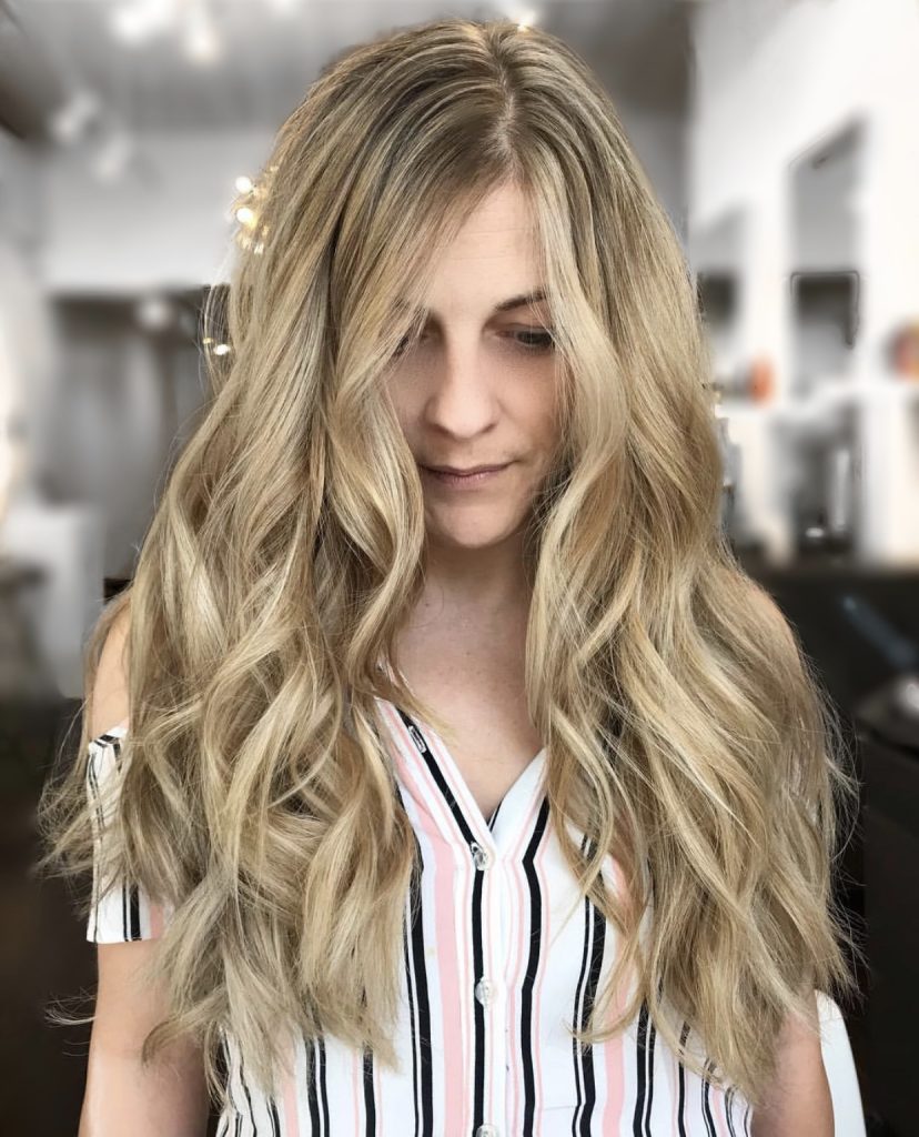 Balayage Expert and Color Specialist Claudia Cruz always uses Opalex for hair lightening.