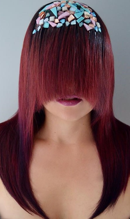 This gorgeous cut, color and style by A-list stylist @bememiek on Instagram is visionary work.